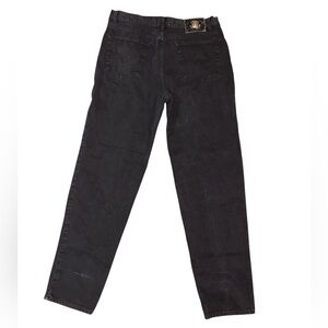 Vintage Versace Jeans Couture Black Denim Straight Leg Jeans size IT 40/56